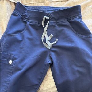 Fig scrub pants navy blue